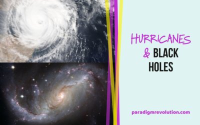 Hurricanes and Black Holes: New evidence of a connection