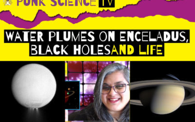 Water plumes on Enceladus, black holes and life