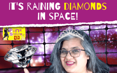 It’s raining diamonds in space!
