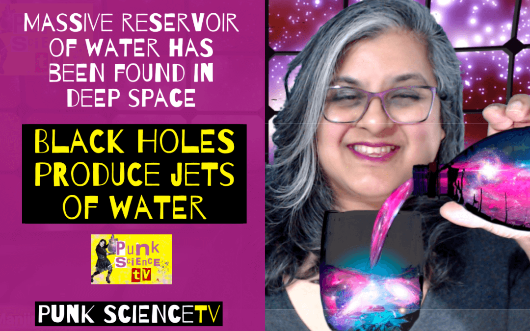 Reservoir of water in deep space
