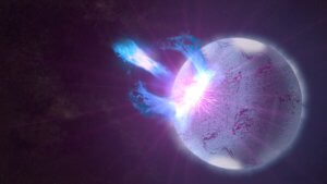 Magnetar Burst - artist impression