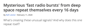 Fast Radio bursts mystery 